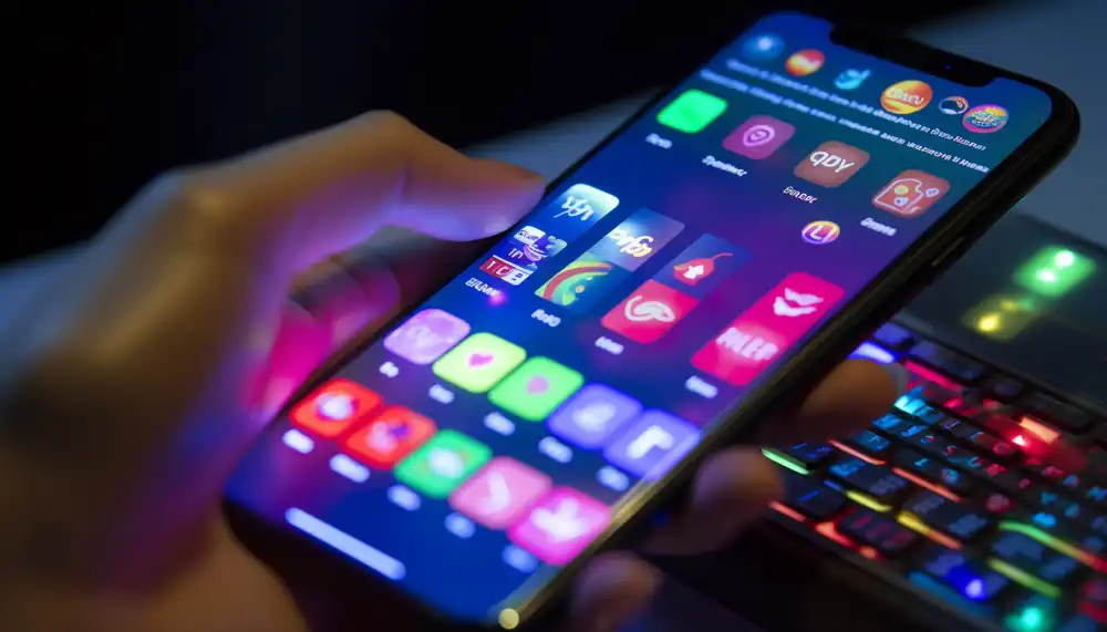 Telefon ekranındaki uygulamalar